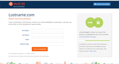 Desktop Screenshot of lostname.com